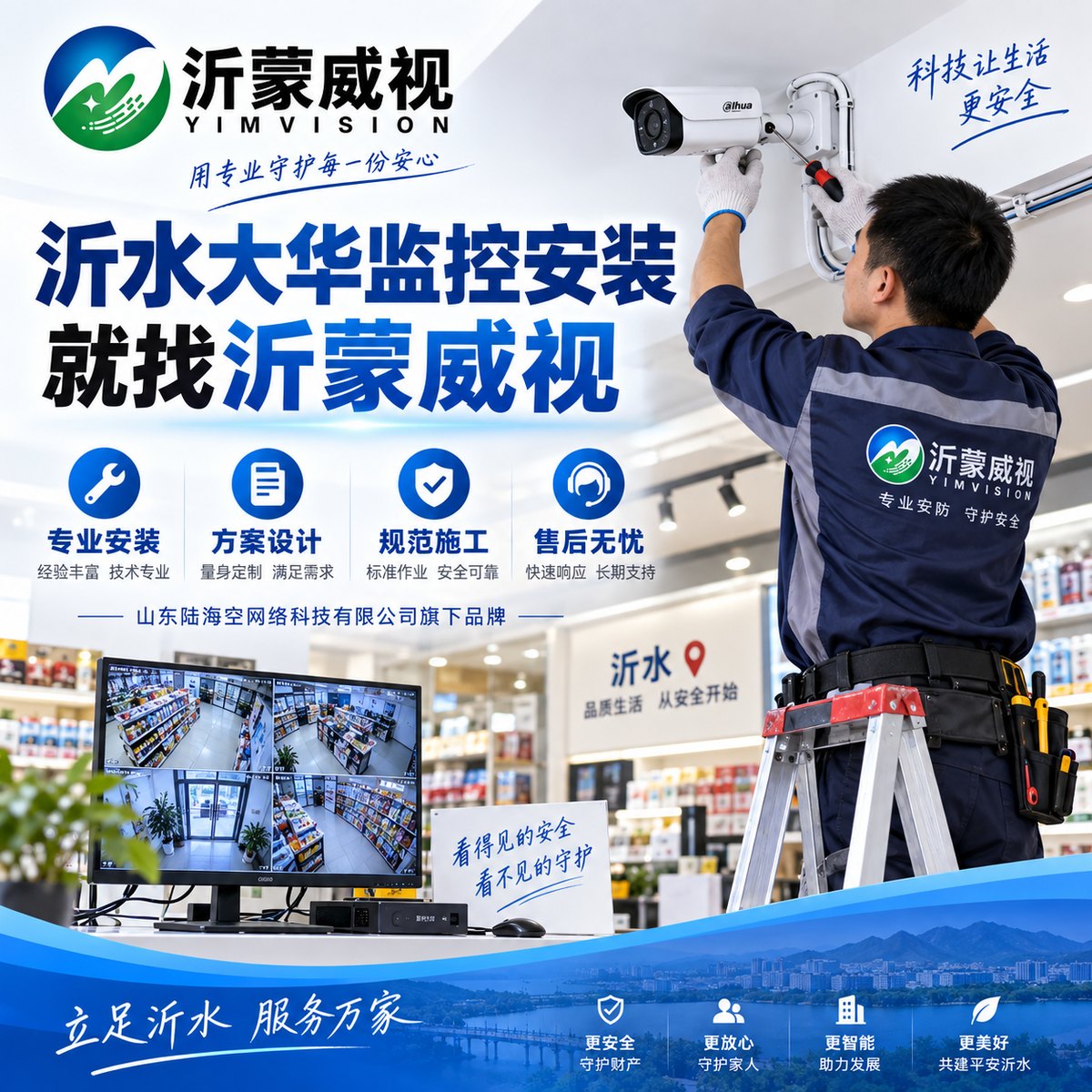 沂水大华监控安装