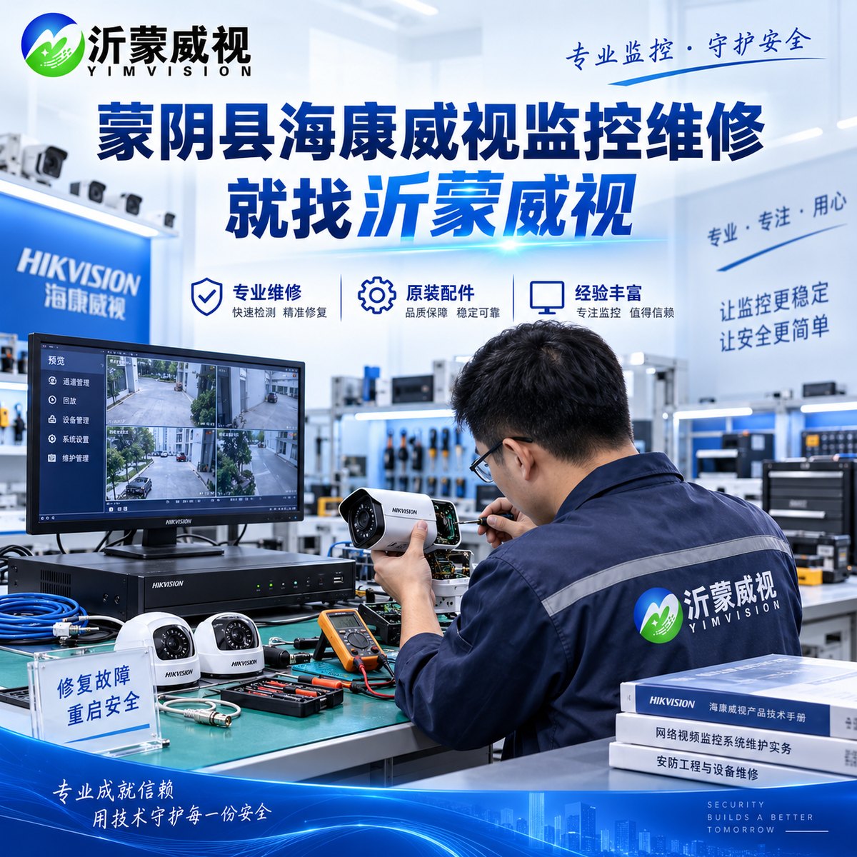 蒙阴海康威视监控维修