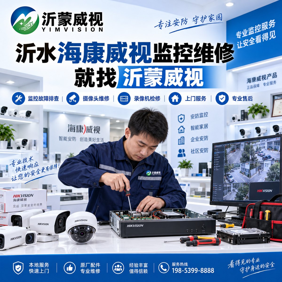 沂水海康威视监控维修