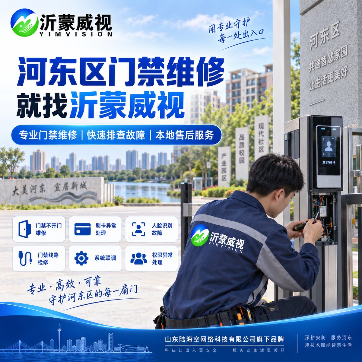 河东门禁维修