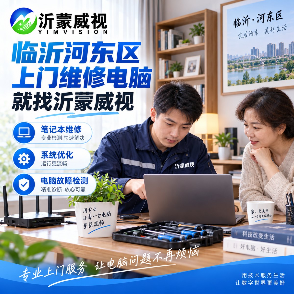 河东上门维修电脑