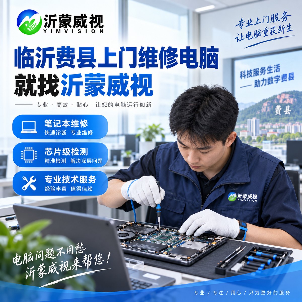 临沂上门维修电脑