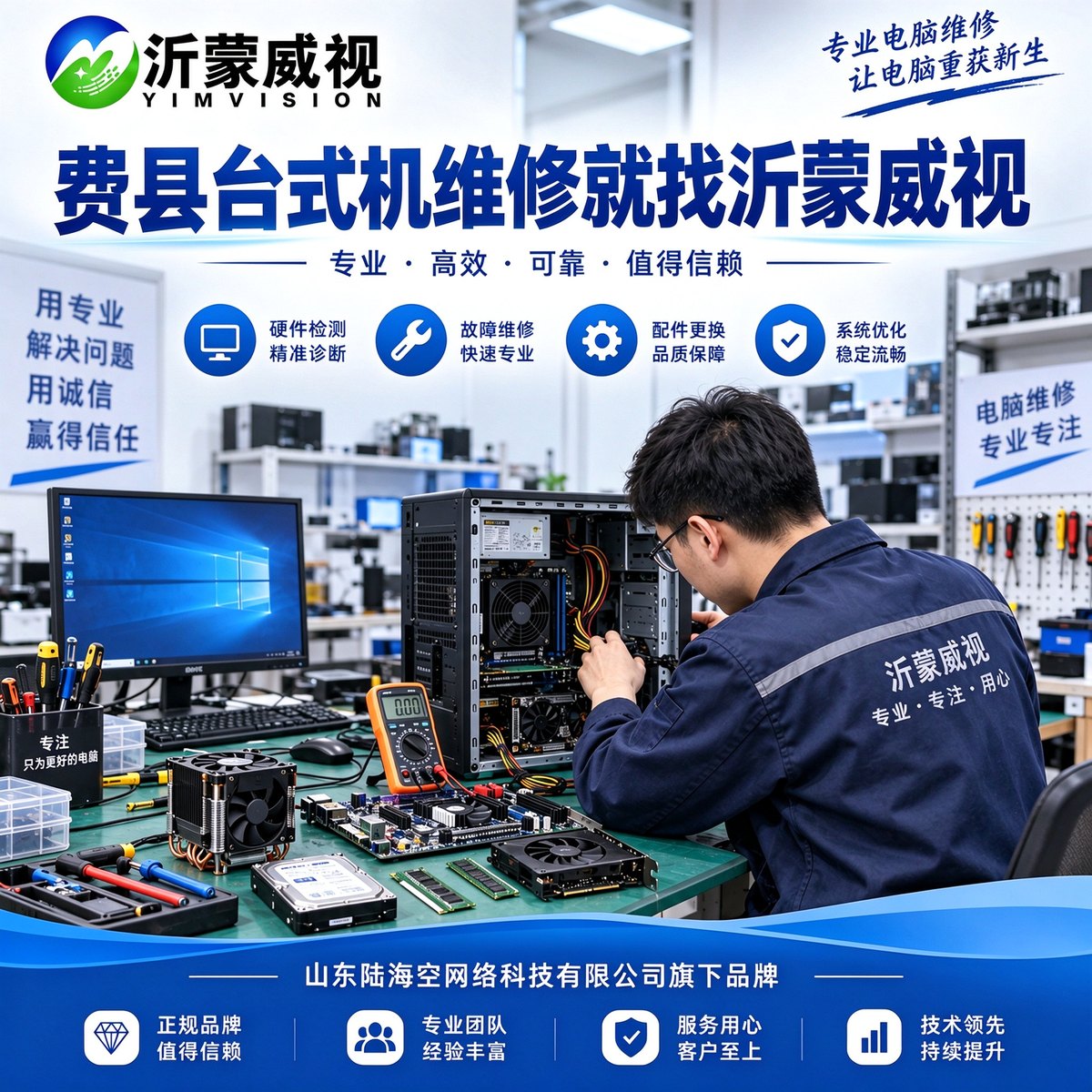 费县台式机维修