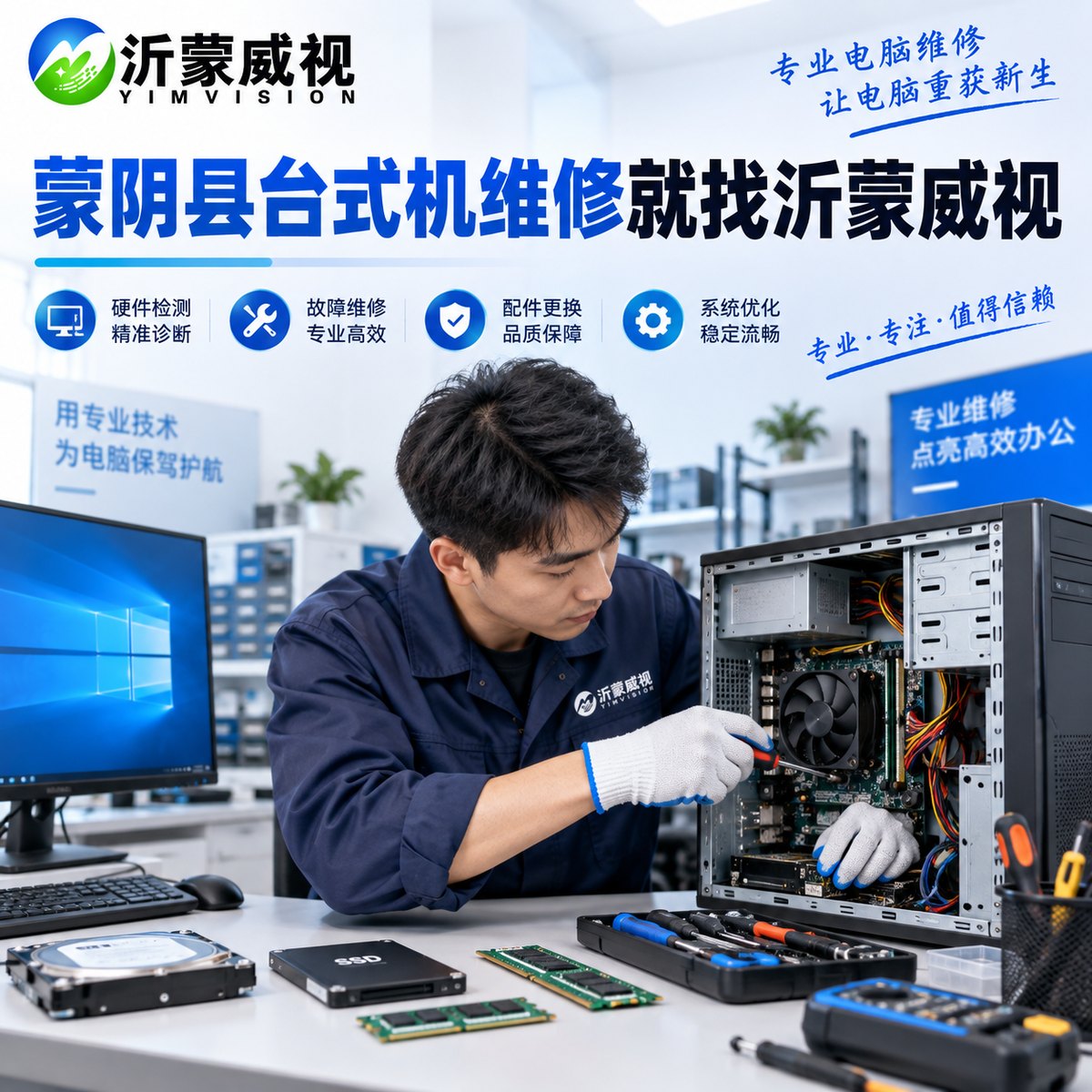 蒙阴台式机维修