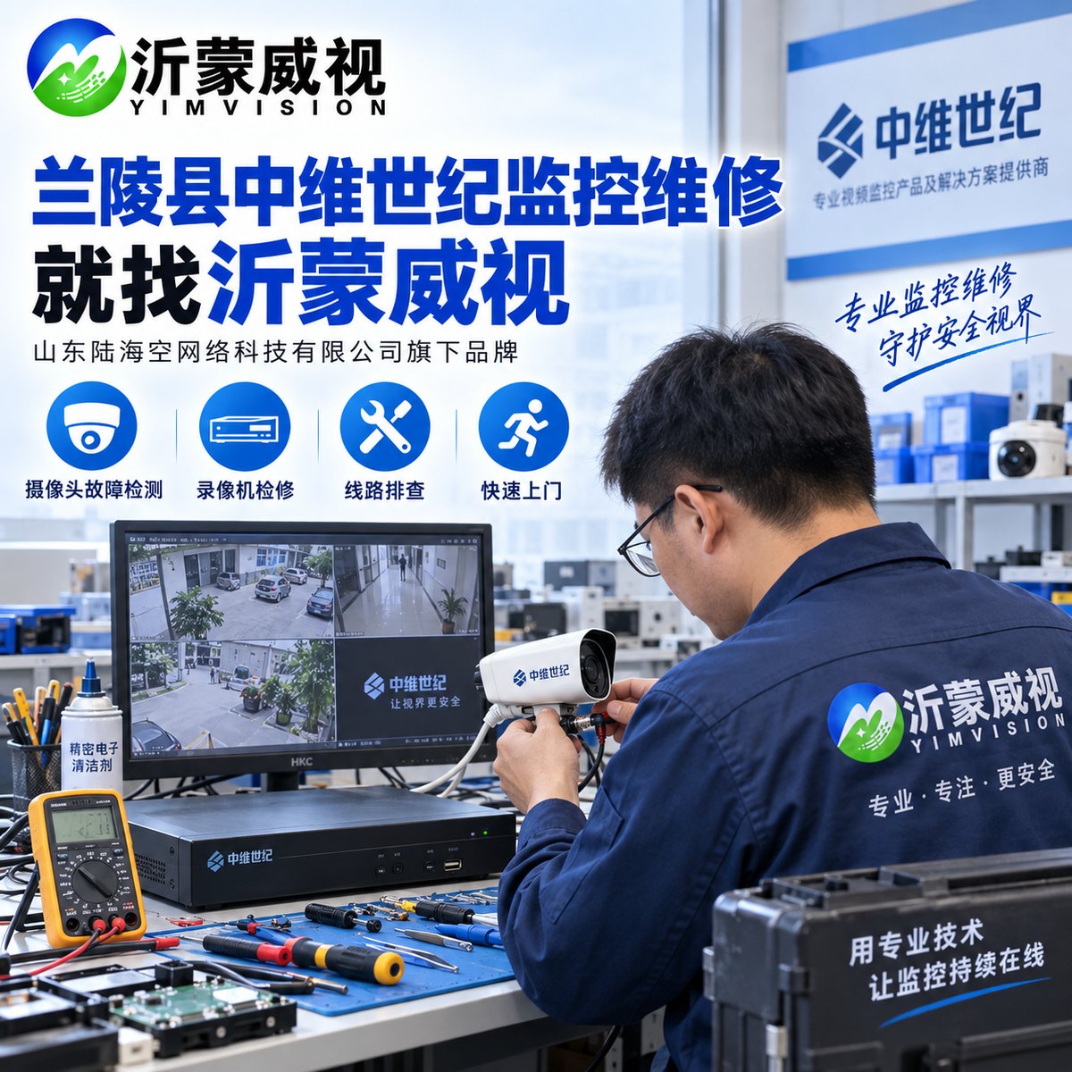 兰陵中维世纪监控维修