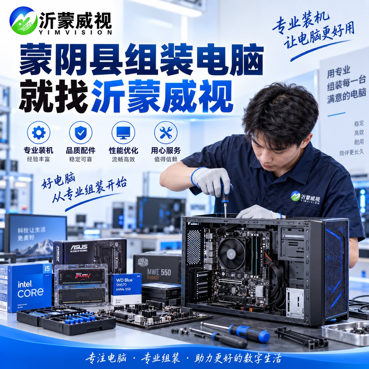蒙阴组装电脑